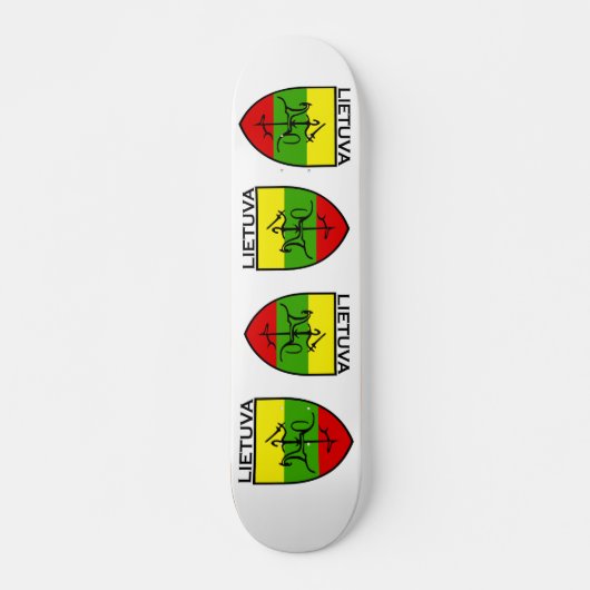 Lietuva, Lettland, latvija Symbol Skateboard (Vorne)