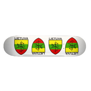 Lietuva, Lettland, latvija Symbol Skateboard