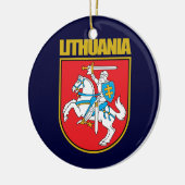 Lietuva (Litauen) COA Keramik Ornament (Links)