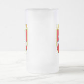 Lietuva (Litauen) COA Mattglas Bierglas (Mittel)