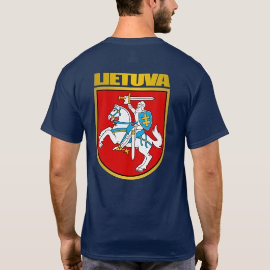 Lietuva (Litauen) COA T-Shirt (Rückseite)