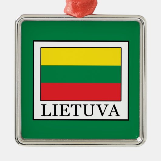 Lietuva Ornament Aus Metall (Vorne)