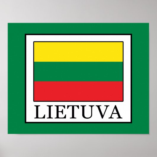 Lietuva Poster (Vorne)