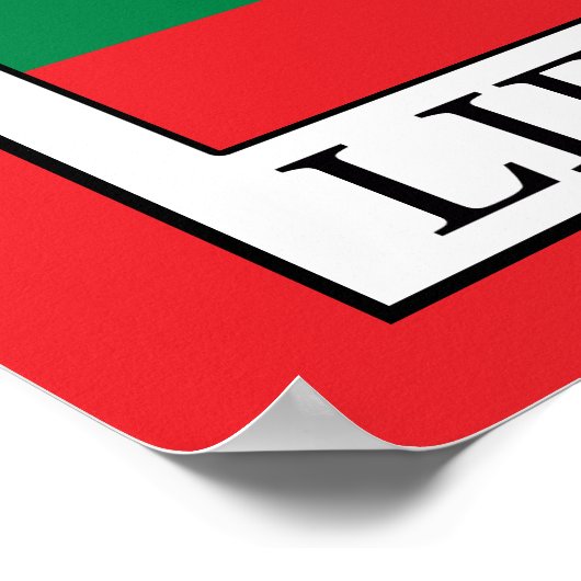 Lietuva Poster (Ecke)