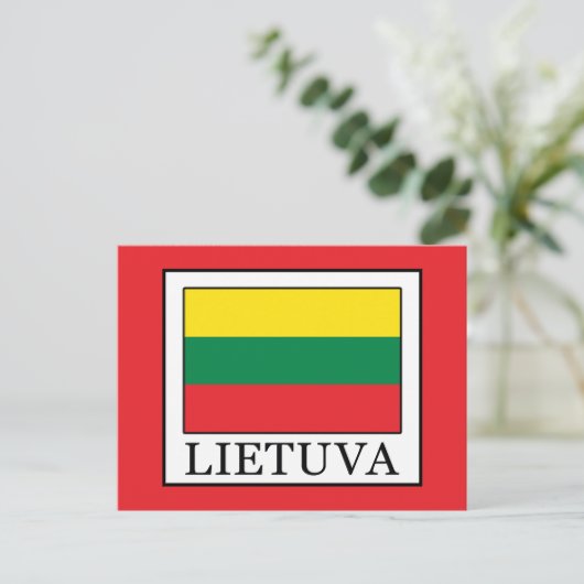 Lietuva Postkarte (Stehend Vorderseite)