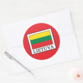 Lietuva Runder Aufkleber (Umschlag)