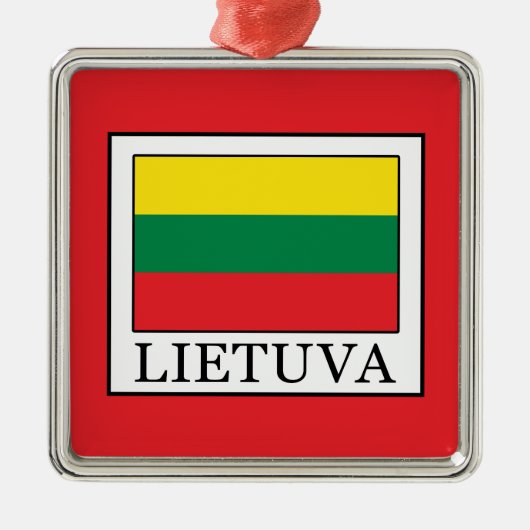 Lietuva Silbernes Ornament (Vorne)