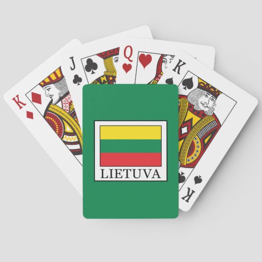 Lietuva Spielkarten (Rückseite)