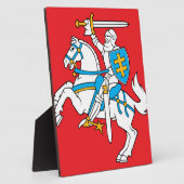 Lietuvos Valstybes Veliava, Vytis, Litauische Flag Fotoplatte (Seite)