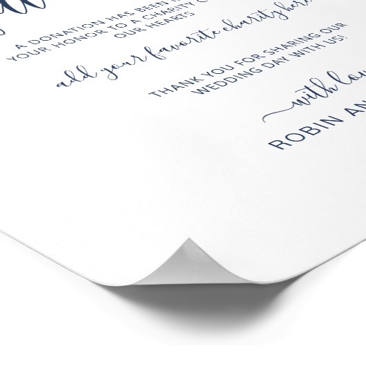 Lieu der Favors Berry, Blue und Burgund Sign Poster (Ecke)