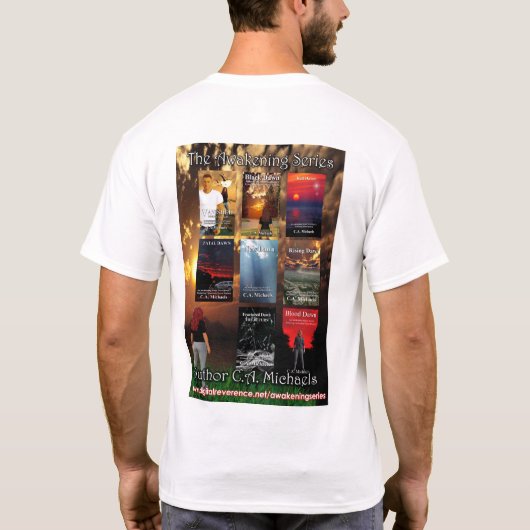 Lieutenant Dawn hudson fire background T-Shirt (Rückseite)