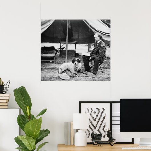 Lieutenant Georger Custer FotographVirginia Poster (Heimbüro)