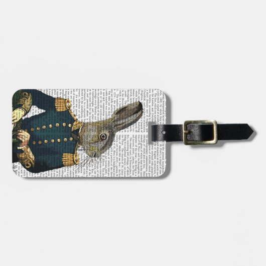 Lieutenant Hare Gepäckanhänger (Vorderseite horizontal)