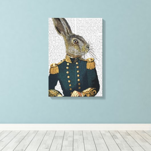 Lieutenant Hare Leinwanddruck (Insitu (Holzboden))