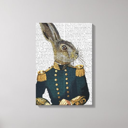 Lieutenant Hare Leinwanddruck (Vorderseite)