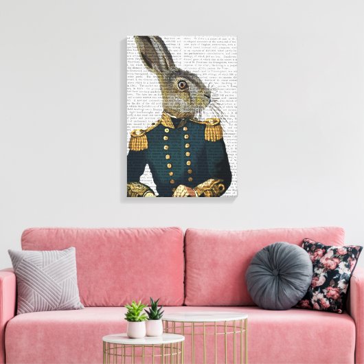 Lieutenant Hare Leinwanddruck (Insitu (Wohnzimmer))