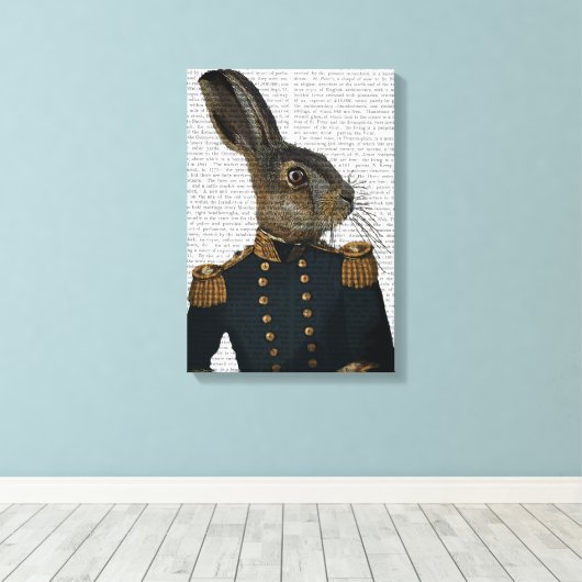 Lieutenant Hare Leinwanddruck (Insitu (Holzboden))