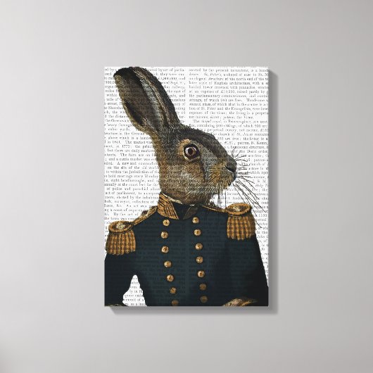 Lieutenant Hare Leinwanddruck (Vorderseite)