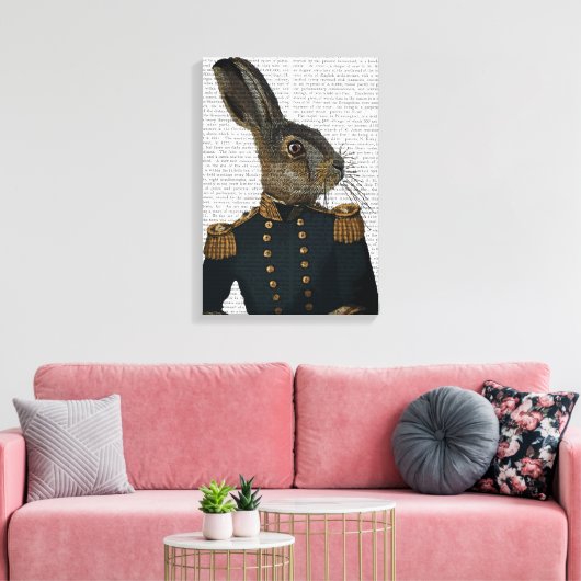 Lieutenant Hare Leinwanddruck (Insitu (Wohnzimmer))