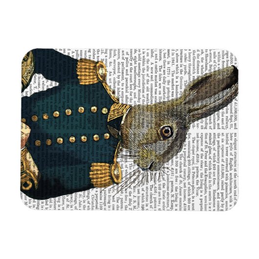 Lieutenant Hare Magnet (Horizontal)