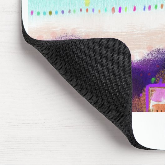 Life Aboard Another Planet Mousepad (Ecke)