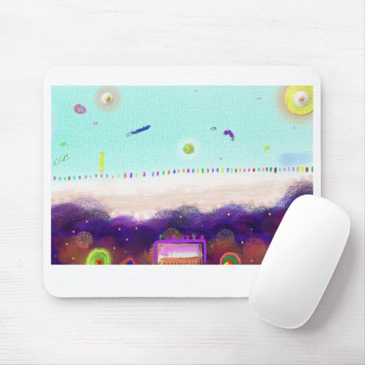 Life Aboard Another Planet Mousepad (Mit Mouse)
