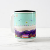 Life Aboard Another Planet Mug Zweifarbige Tasse (Vorderseite Links)