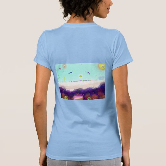 Life Aboard Another Planet Women's T-Shirt (Rückseite)