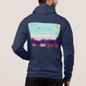 Life Aboard Another Planet Zip-Up Hoodie (Rückseite)