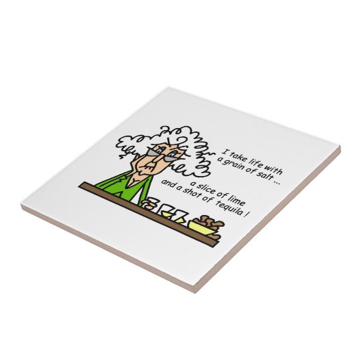 Life and Tequila Humor Fliese (Seite)