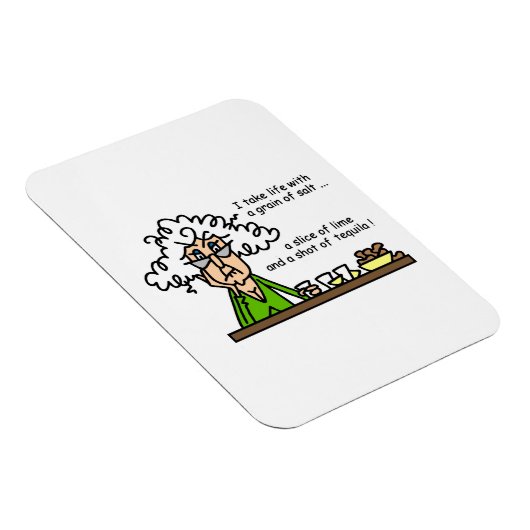 Life and Tequila Humor Magnet (Rechte Seite)