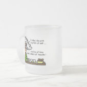 Life and Tequila Humor Mattglastasse (Vorderseite Links)