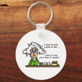 Life and Tequila Humor Schlüsselanhänger (Vorderseite)