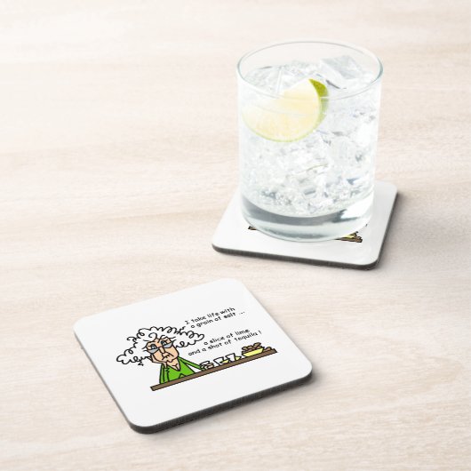 Life and Tequila Humor Untersetzer (Rechte Seite)