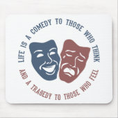 LIFE-Anführungsmousepad Mousepad (Vorne)