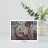 Life Angel by Segantini Giovanni Postkarte (Stehend Vorderseite)