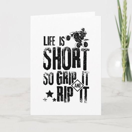 Life ATV Quad Karte (Vorderseite)