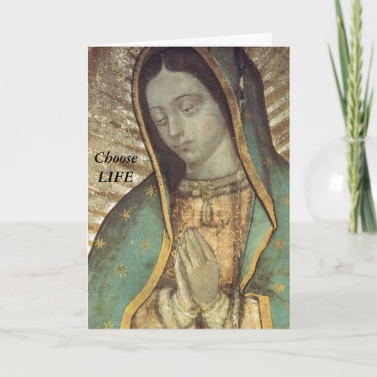 LIFE auswählen Dankeskarte (Vorderseite)