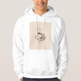 Life Begins After Espresso | Vintage Coffee Lover  Hoodie