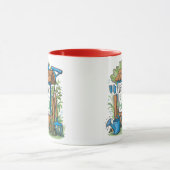 "Life begins in the garden." Tasse (Zentrum)
