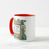 "Life begins in the garden." Tasse (Vorderseite Links)