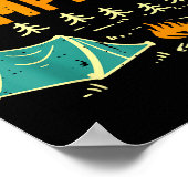 Life Better Campfire Camng Camper Boys Girl Kids M Poster (Ecke)