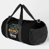 Life Bicycle Keep Balance Moving Duffle Bag (Rechte Ecke)
