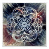 LIFE-BLUME GEOMETRIC POSTER (Vorderseite)