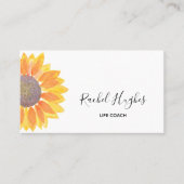 Life Coach Blume Visitenkarte (Vorderseite)