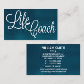 Life Coach Bürste Business Card Visitenkarte (Vorne/Hinten)