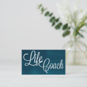 Life Coach Bürste Business Card Visitenkarte (Stehend Vorderseite)