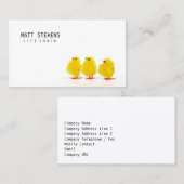 Life Coach Business Card Niedliche Chips Visitenkarte (Vorne/Hinten)