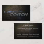 Life Coach business card Visitenkarte (Vorne/Hinten)