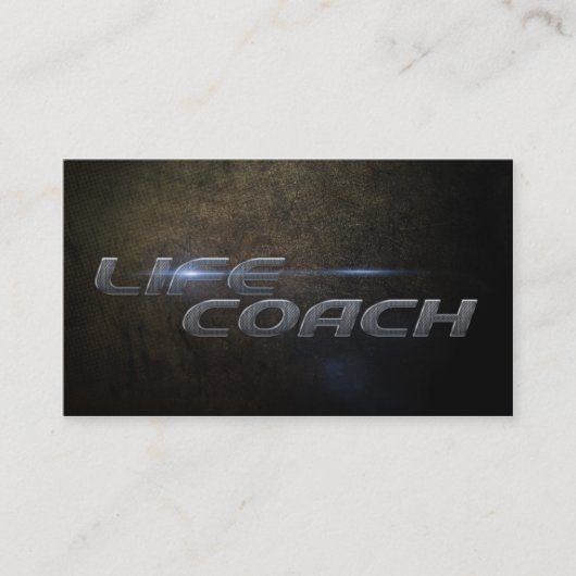 Life Coach business card Visitenkarte (Vorderseite)